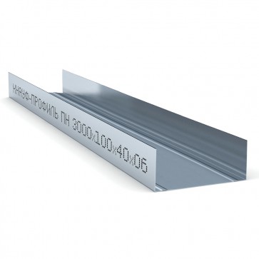 Профиль направляющий 100х40 мм 3000х0,6 мм Knauf