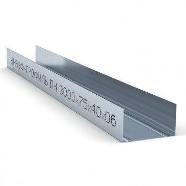 Профиль направляющий 75х40 мм 3000х0,6 мм Knauf