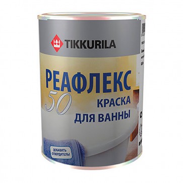 Эмаль для ванн эпоксидная глянцевая Reaflex 50 белая 0,8 л