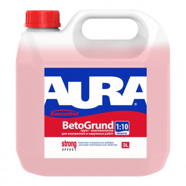 Грунтовка-влагоизолятор концентрат 3 л Beto Grund Aura