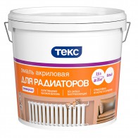 Эмаль для радиаторов полуглянцевая Текс Универсал белая 0,8 л