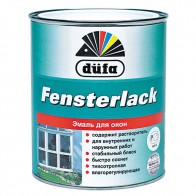 Эмаль для окон полуглянцевая Dufa Fensterlack белая 0,75 л