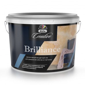 Лак декоративный бесцветный Brilliance 1 л Dufa Creative