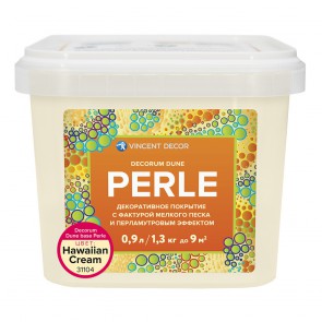 Покрытие декоративное Decorum Dune base Perle 0,9 л hawaiian cream Vincent Decor