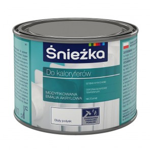 Эмаль для радиаторов глянцевая Sniezka Do Kaloryferow белая 0,4 л