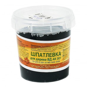 Шпаклевка для дерева черная 800 г